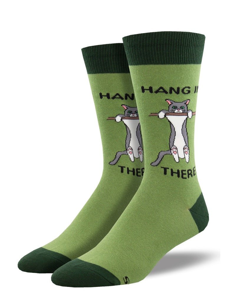 Hang In There | Men | Green - Socks - Socksmith