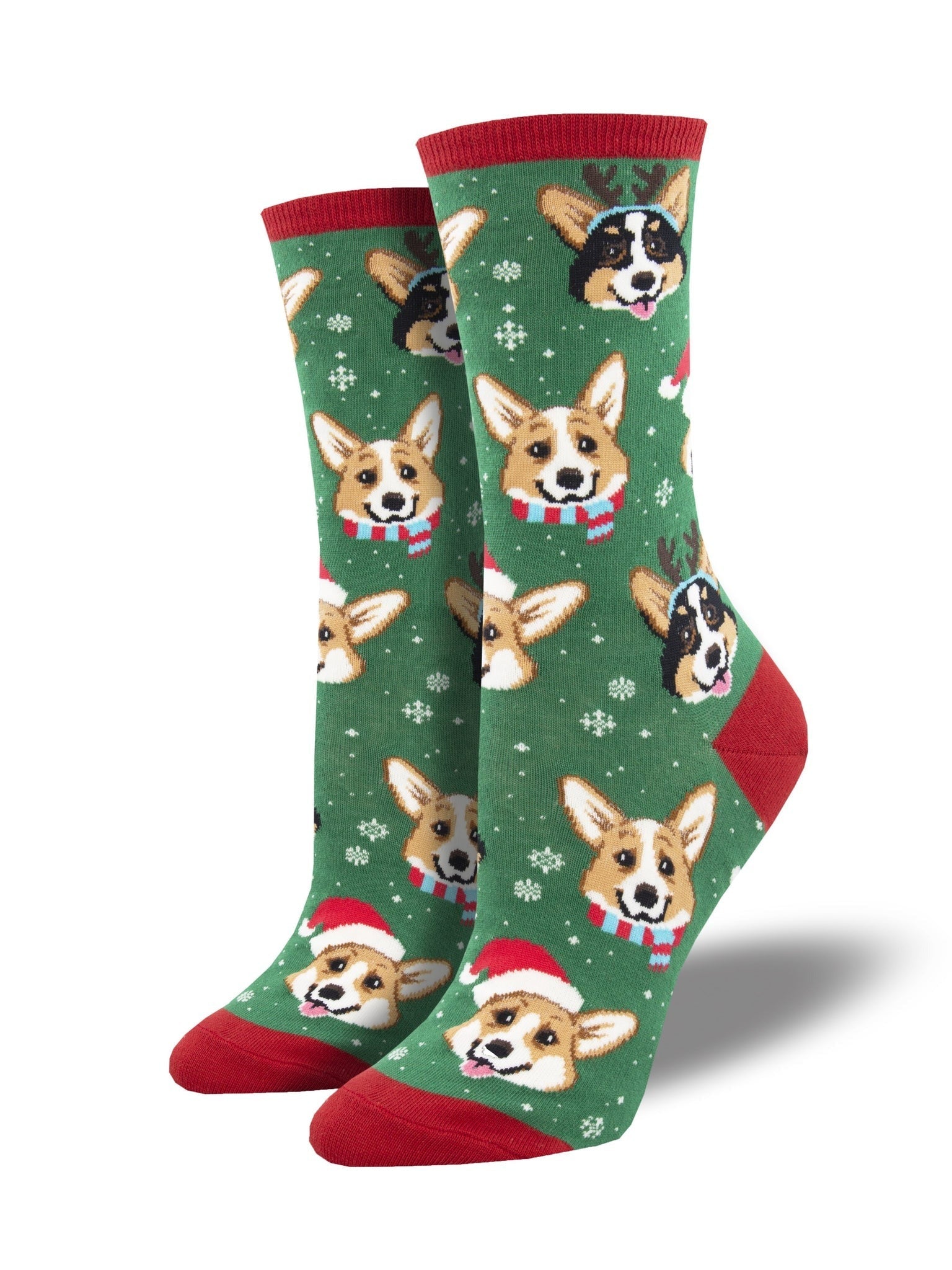 Happy Pawlidays | Green - Socks - Socksmith