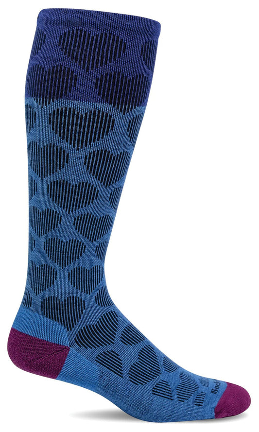 Heart Throb | Compression | Ocean - Socks - Sockwell