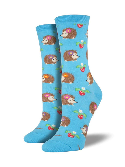 Hedgehogs | Bright Blue - Socks - Socksmith