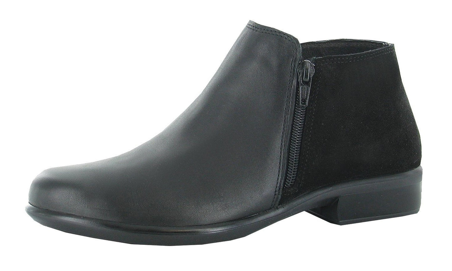 Helm | Black Raven Leather/Black Suede - Boot - Naot
