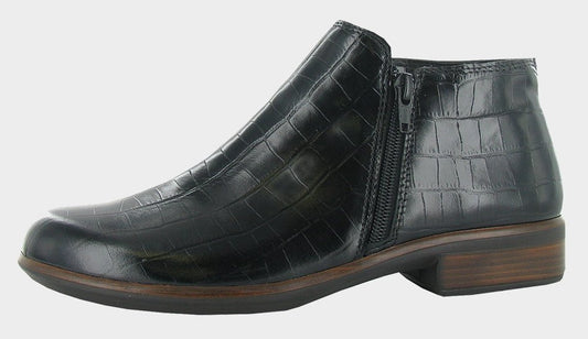 Helm | Leather | Black Croc - Boot - Naot
