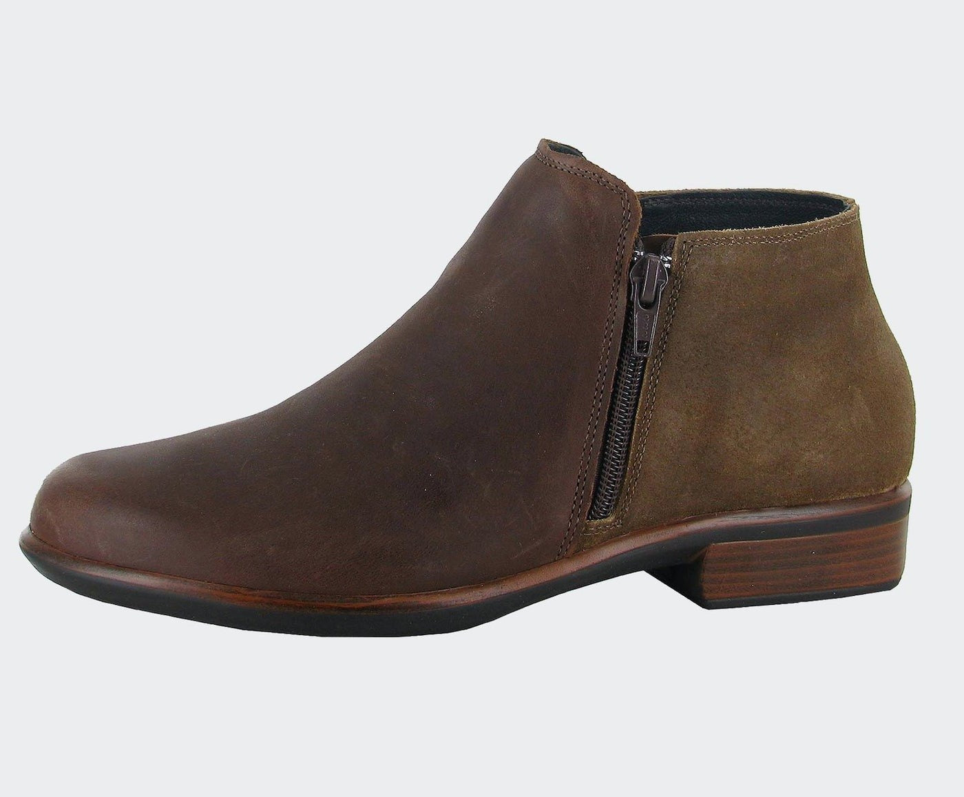 Helm | Leather/Suede | Soft Cognac/Antique Brown - Boot - Naot