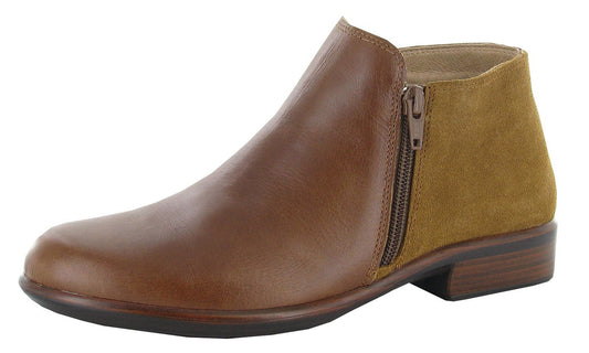 Helm | Maple Brown Leather/Desert Suede - Boot - Naot