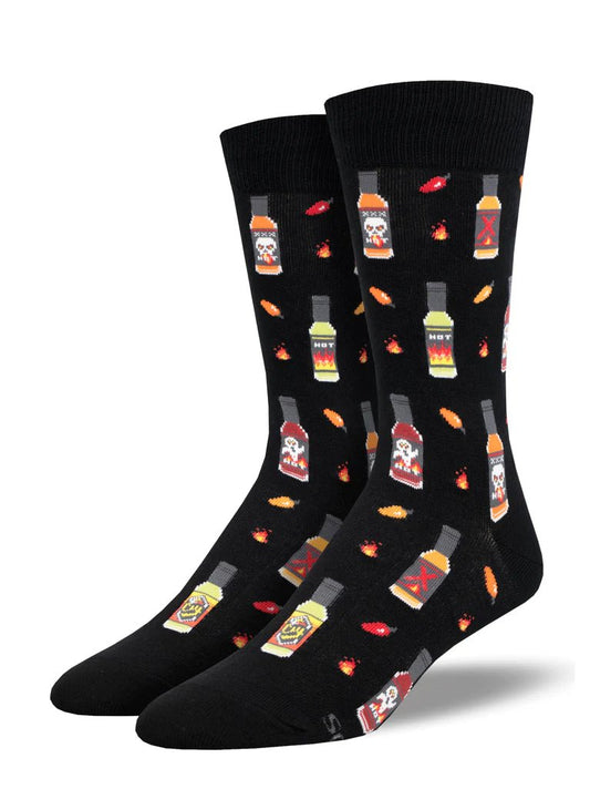 Hot In Here | Men | Black - Socks - Socksmith