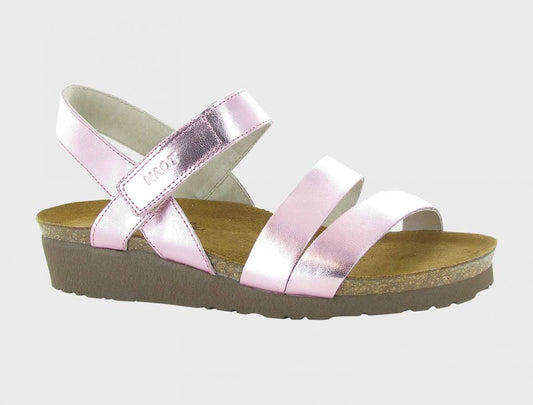 Kayla | Leather | Pink Mirror - Sandals - Naot
