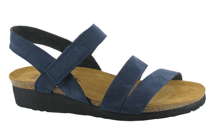 Kayla | Nubuck | Navy - Sandals - Naot