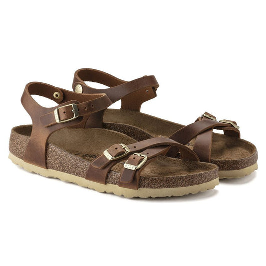 Kumba | Oiled Leather | Cognac - Sandals - Birkenstock