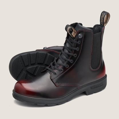 Lace Up Boot | Leather | Bordeaux Brush #2220 - Boot - Blundstone