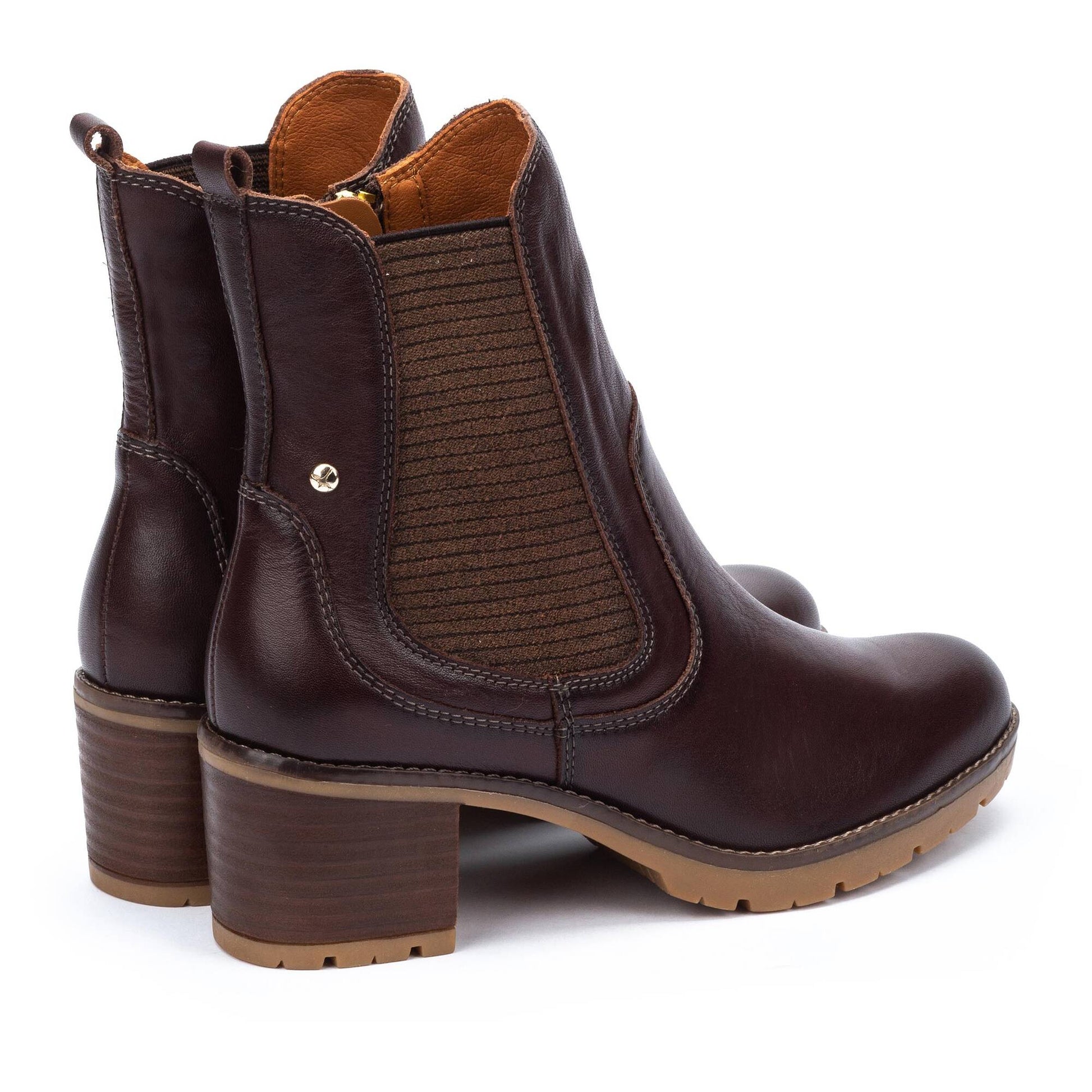 Llanes Boot Mid | Leather | Caoba - Boot - Pikolinos