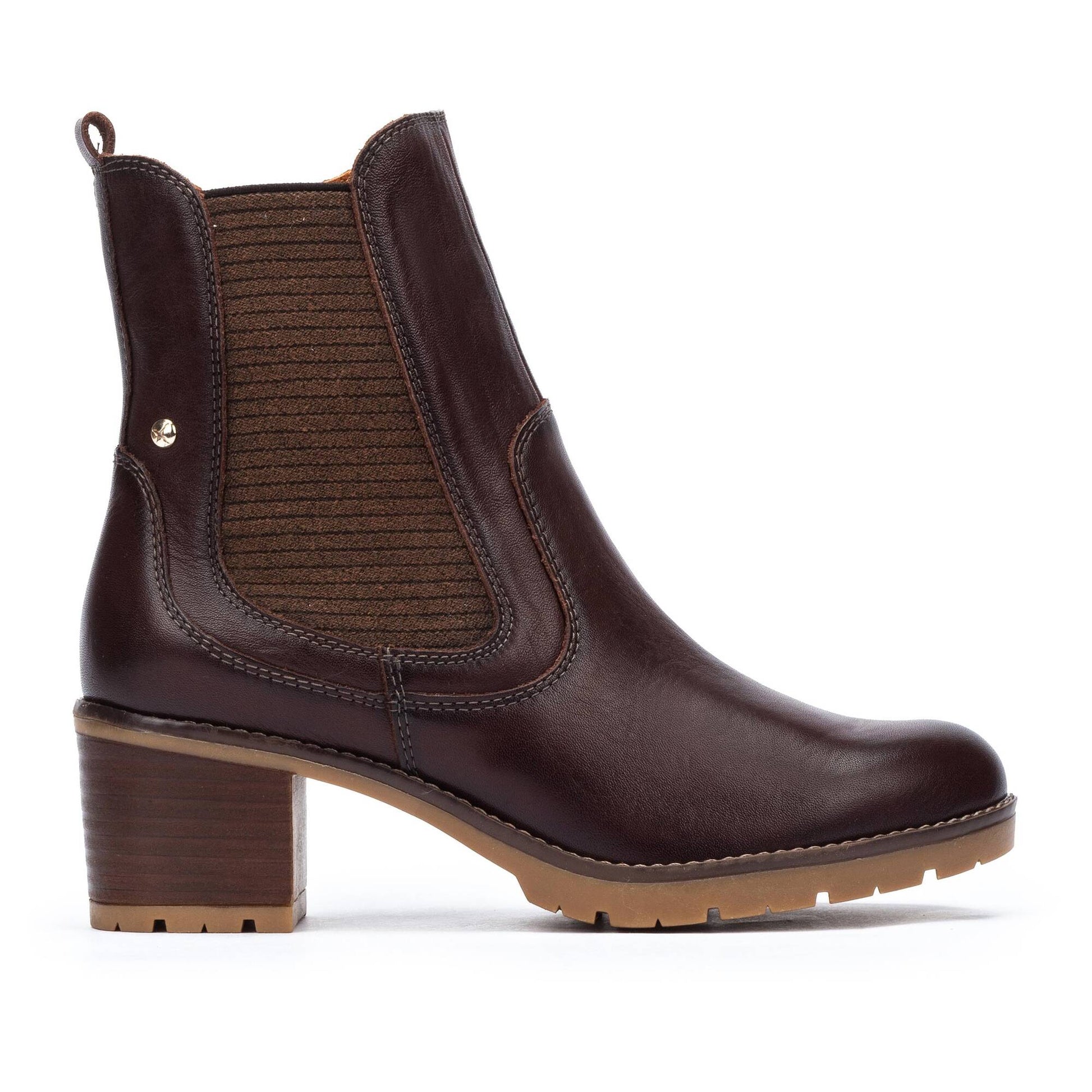 Llanes Boot Mid | Leather | Caoba - Boot - Pikolinos