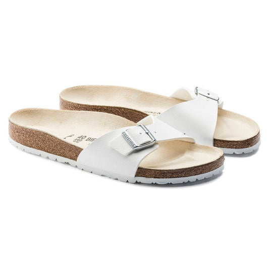 Madrid | Birko-Flor | White - Sandals - Birkenstock