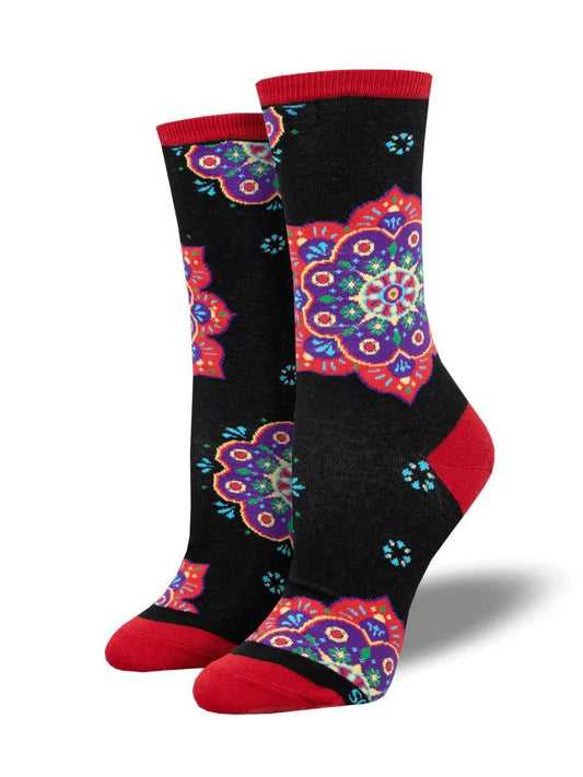 Mandala | Black - Socks - Socksmith