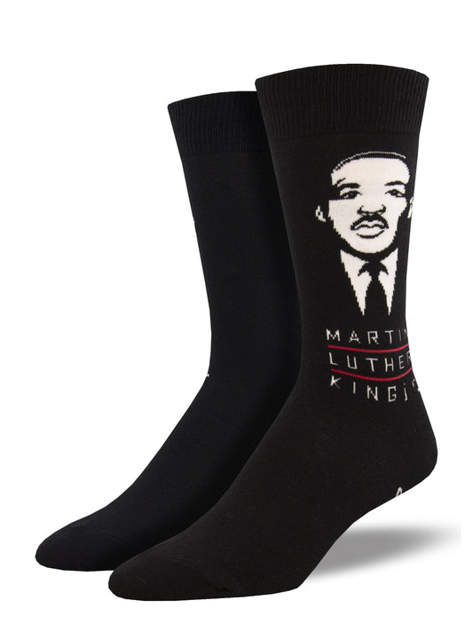 Martin Luther King Jr. | Black - Socks - Socksmith