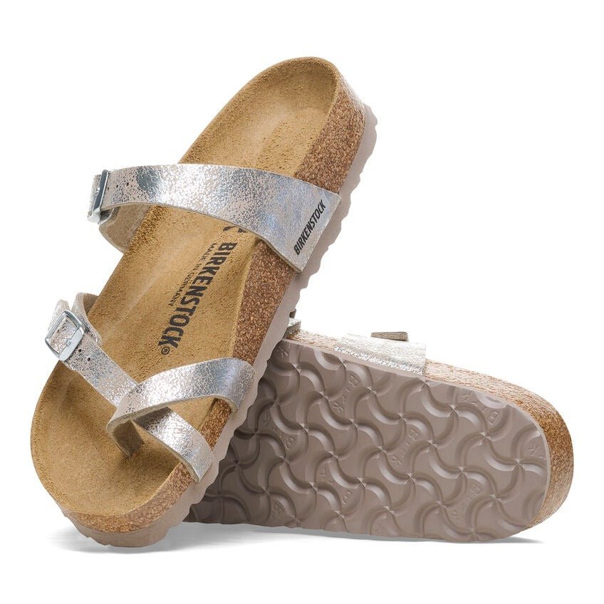 Mayari | Birkibuc | SYN Washed Metallic Silver - Sandals - Birkenstock