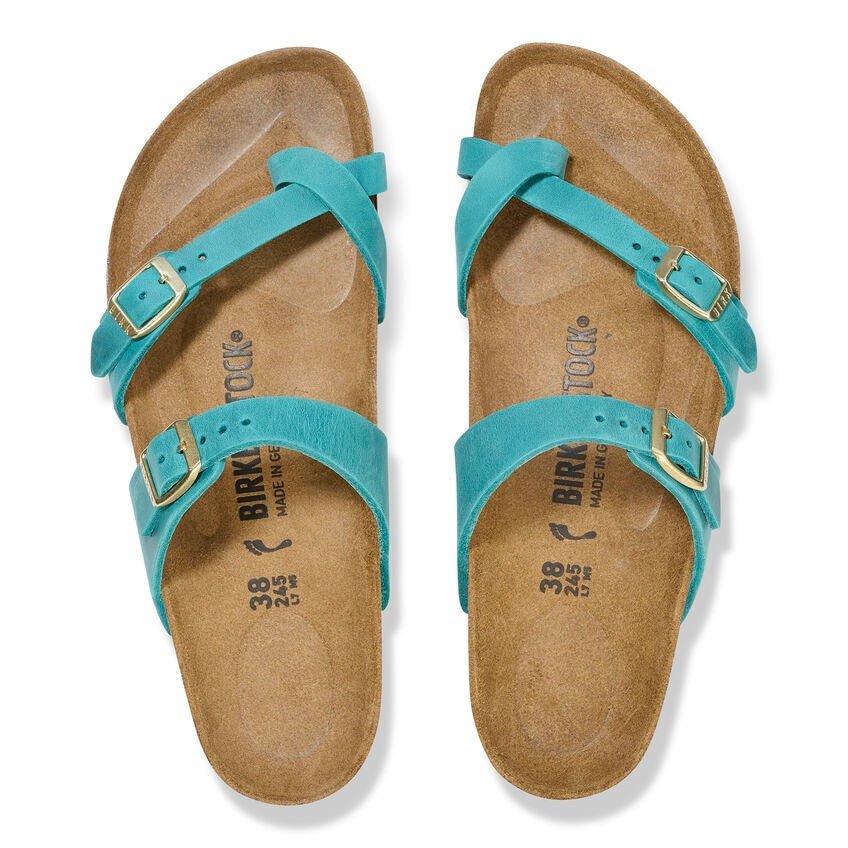 Birkenstock mayari blue oiled leather on sale