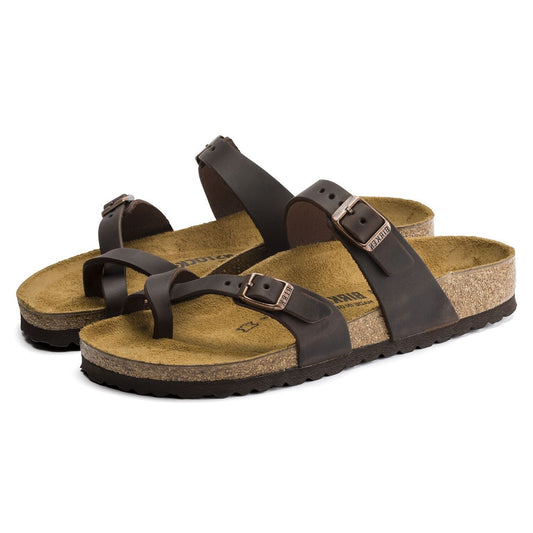 Mayari | Oiled Leather | Habana Brown - Sandals - Birkenstock