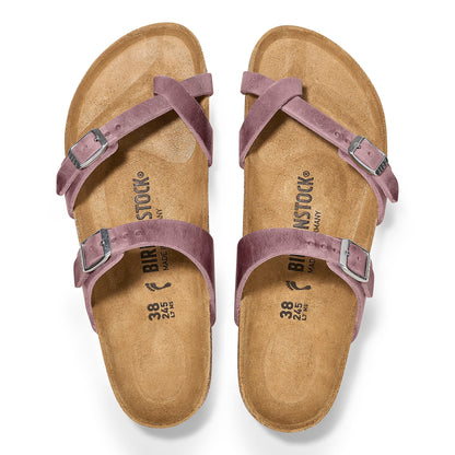 Mayari | Oiled Leather | Lavender - Sandals - Birkenstock