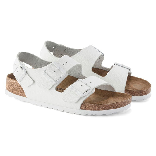 Milano | Leather | White - Sandals - Birkenstock