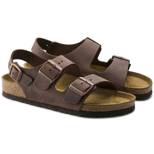 Milano | Oiled Leather | Habana Brown - Sandals - Birkenstock