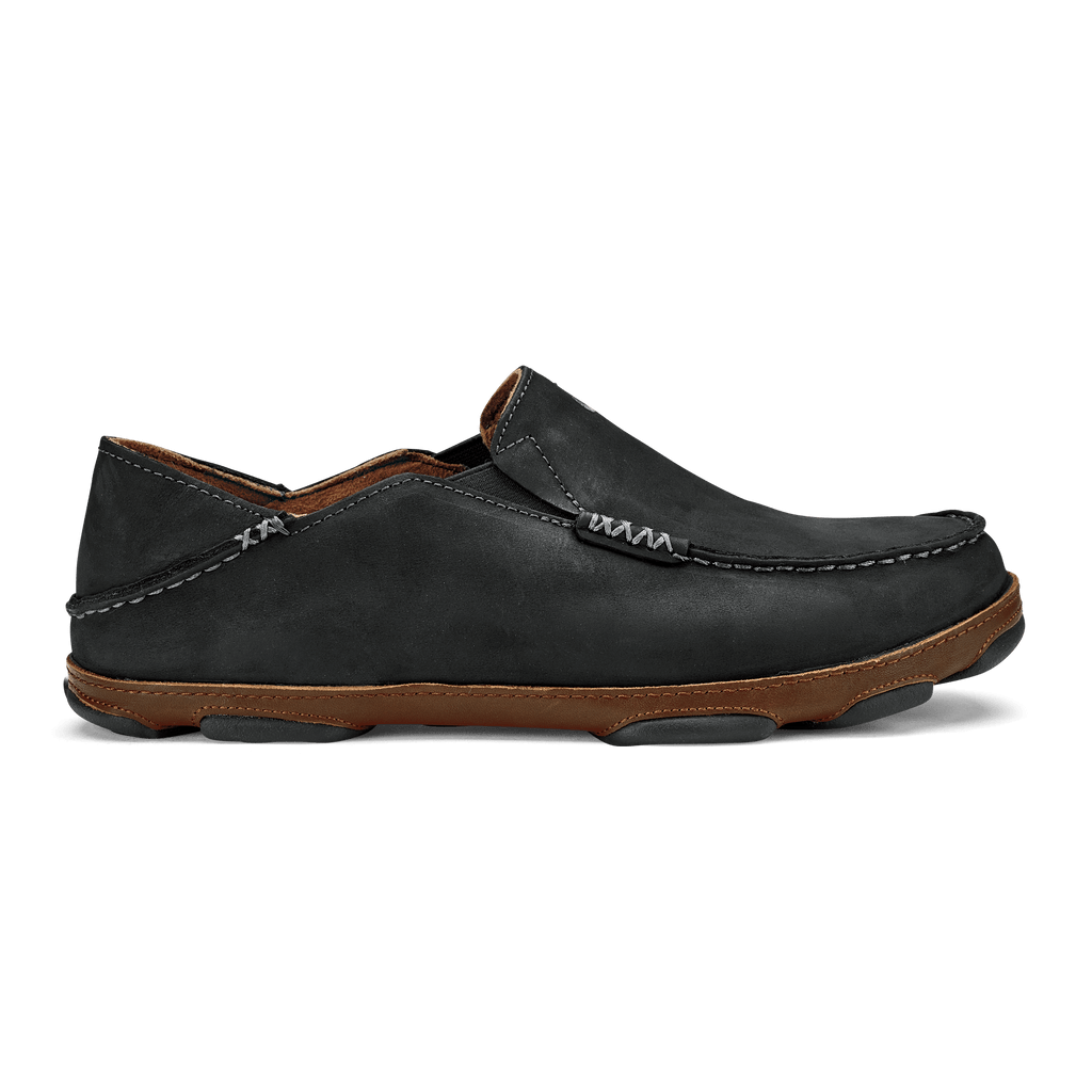 Moloa | Leather | Black/ Toffee - Shoe - Olukai