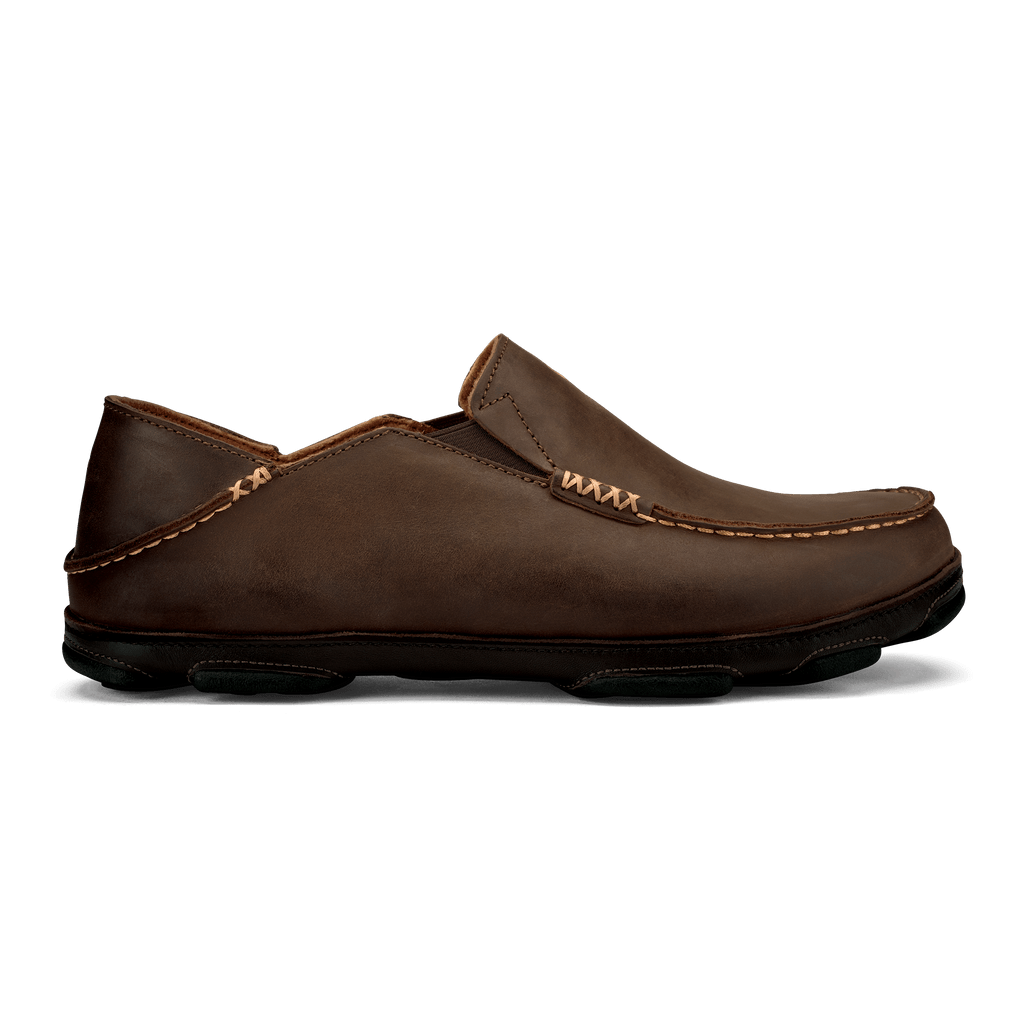 Moloa | Leather | Dark Wood/ Dark Java - Shoe - Olukai