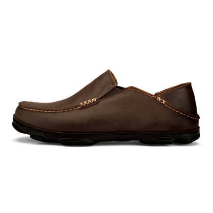 Moloa | Leather | Dark Wood/ Dark Java - Shoe - Olukai