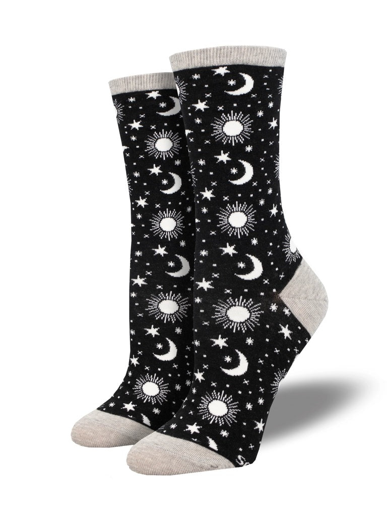 Moon Child | Black - Socks - Socksmith