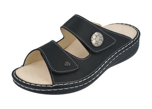 Moorea Soft Mellow | Black Sirio - Sandals - Finn Comfort