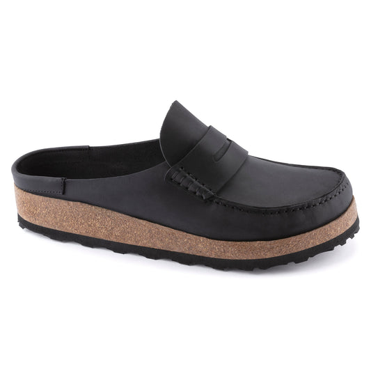 Naples | Oiled Leather | Black - Clog - Birkenstock