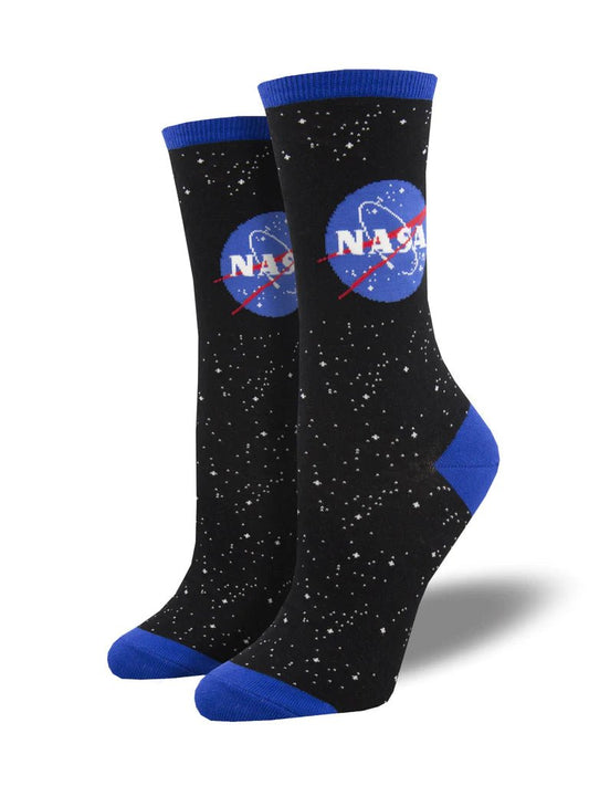 NASA Logo | Black - Socks - Socksmith
