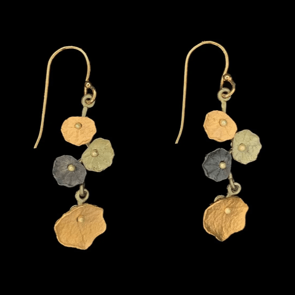 Nasturtium | Dainty Wire Earring | Bronze - Earring - Michael Michaud