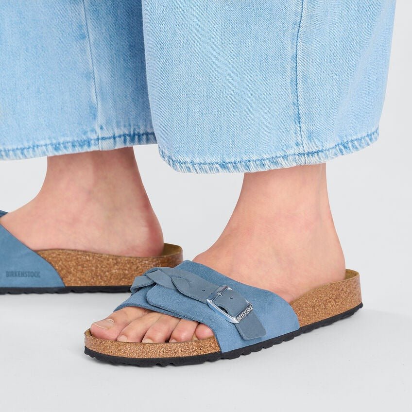 Oita Braid | Suede | Elemental Blue - Sandals - Birkenstock