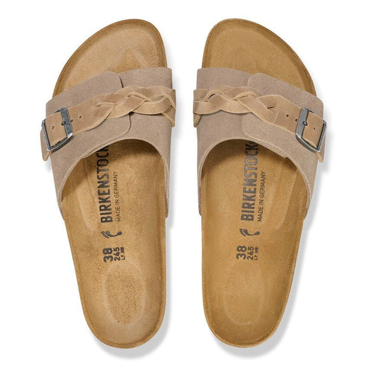 Oita Braid | Suede | Taupe - Sandals - Birkenstock