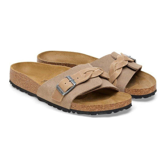 Oita Braid | Suede | Taupe - Sandals - Birkenstock