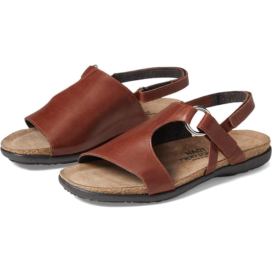 Olivia | Leather | Soft Chestnut - Sandals - Naot