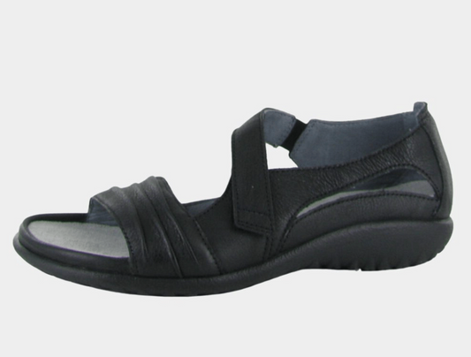 Papaki | Leather | Soft Black - Sandals - Naot