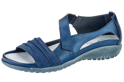 Papaki | Navy Velvet Nubuck/Polar Leather - Sandals - Naot