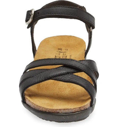 Patricia | Leather | Soft Black - Sandals - Naot