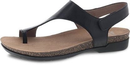 Reece | Waxy Burnish | Black - sandals - Dansko