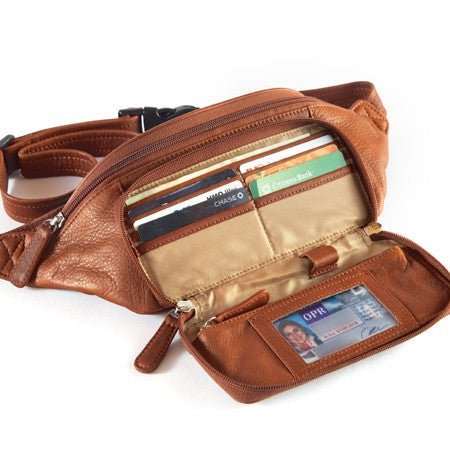 RFID Organizer Waistpack | Brandy - Bag - Osgoode Marley