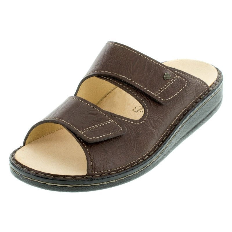 Riad Classic | Leather | Brown Karbo - Sandals - Finn Comfort