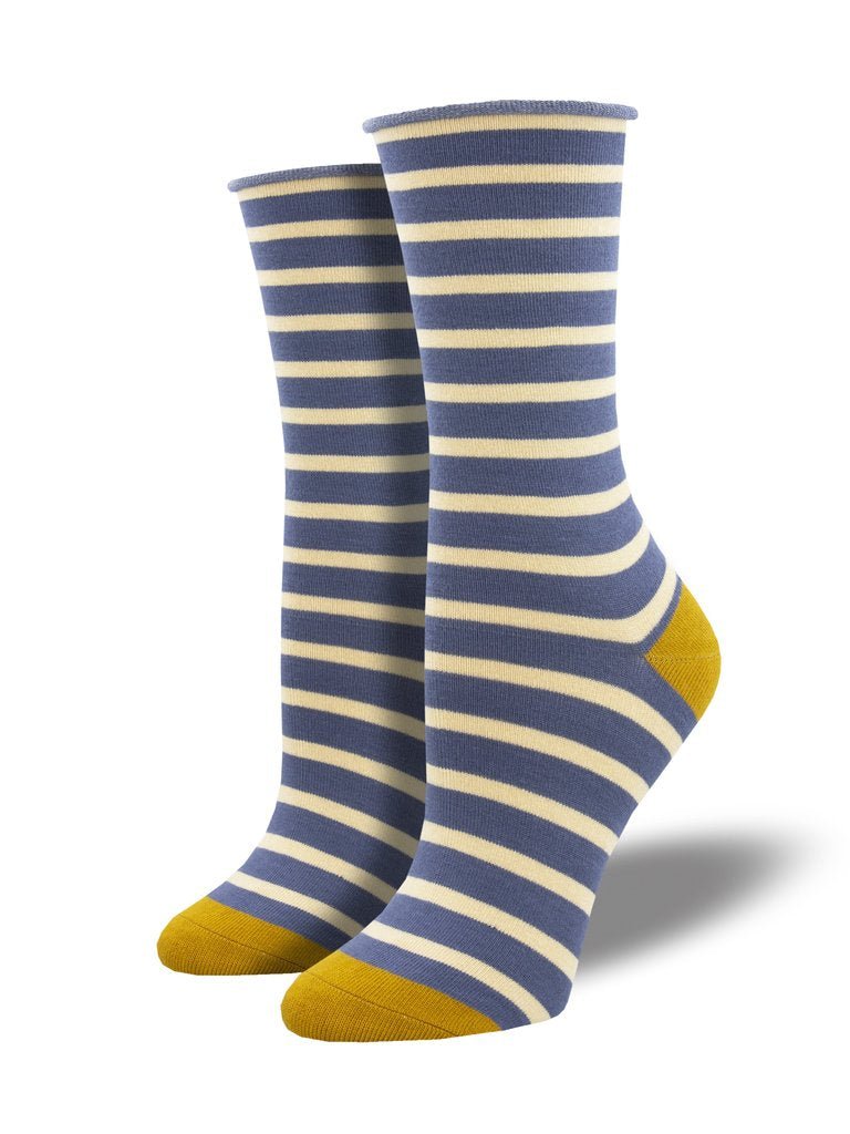 Sailor Stripe | Bamboo | Women | Blue - Socks - Socksmith
