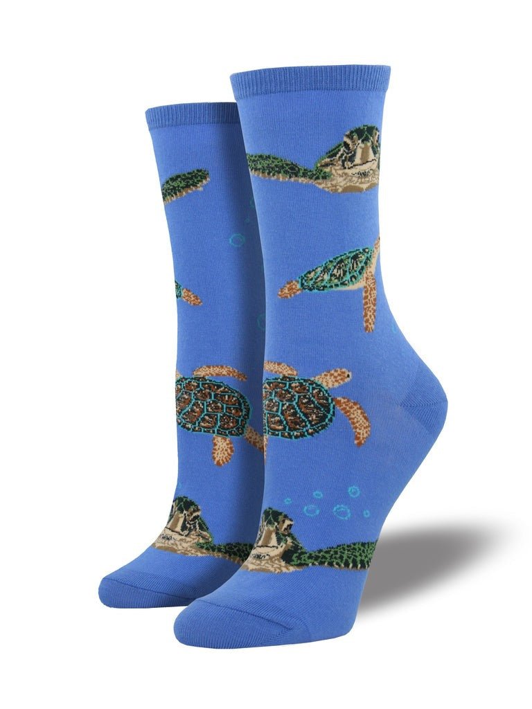 Sea Turtles | Periwinkle - Socks - Socksmith