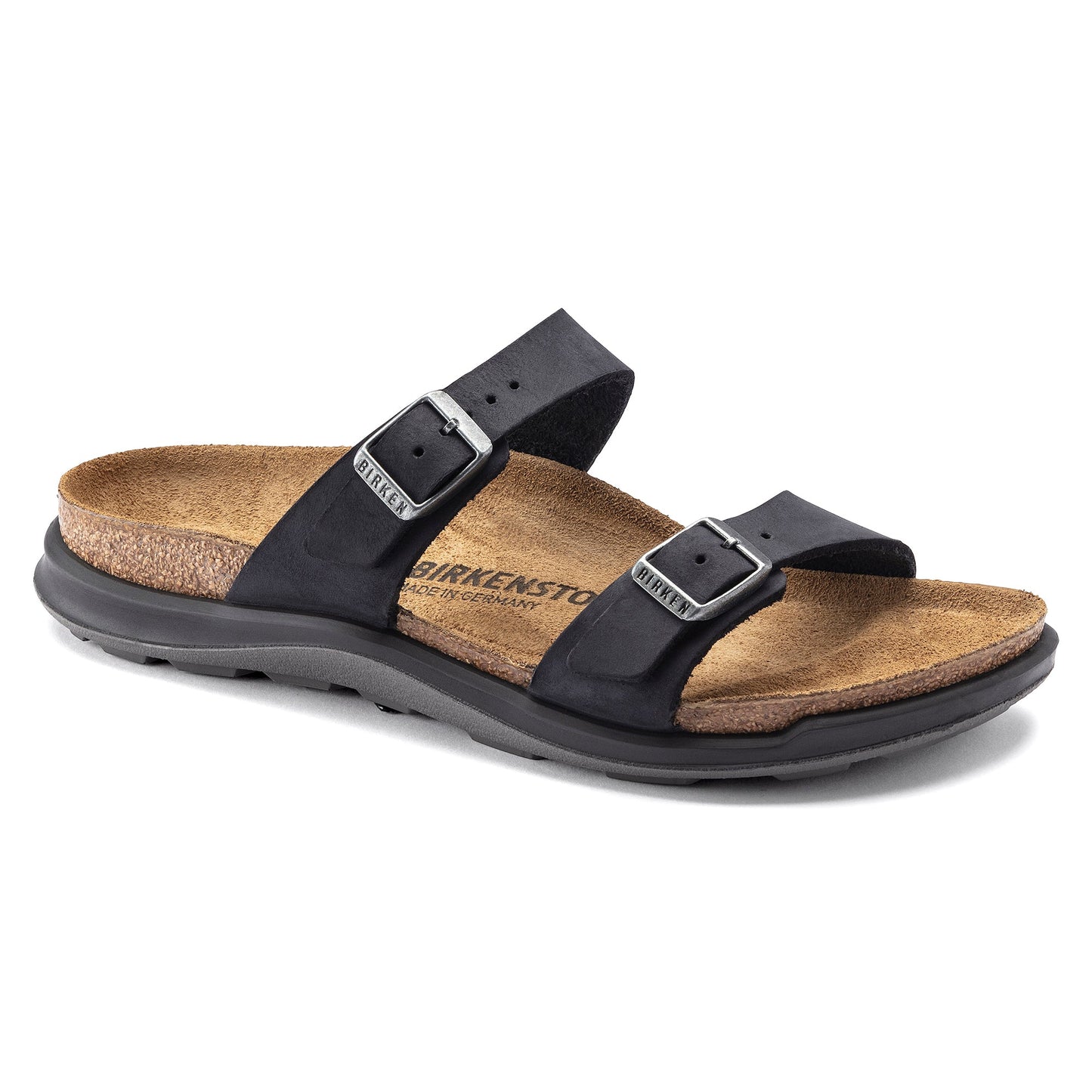 Sierra | Oiled Leather | Black - Sandals - Birkenstock