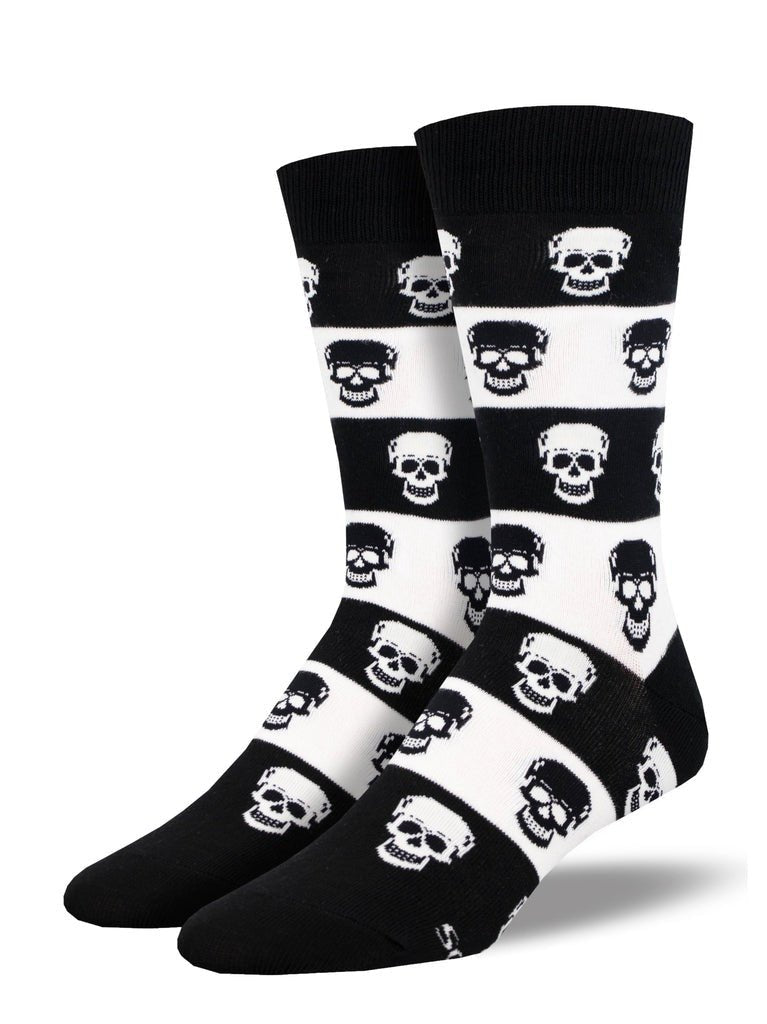Skull | Black & White - Socks - Socksmith