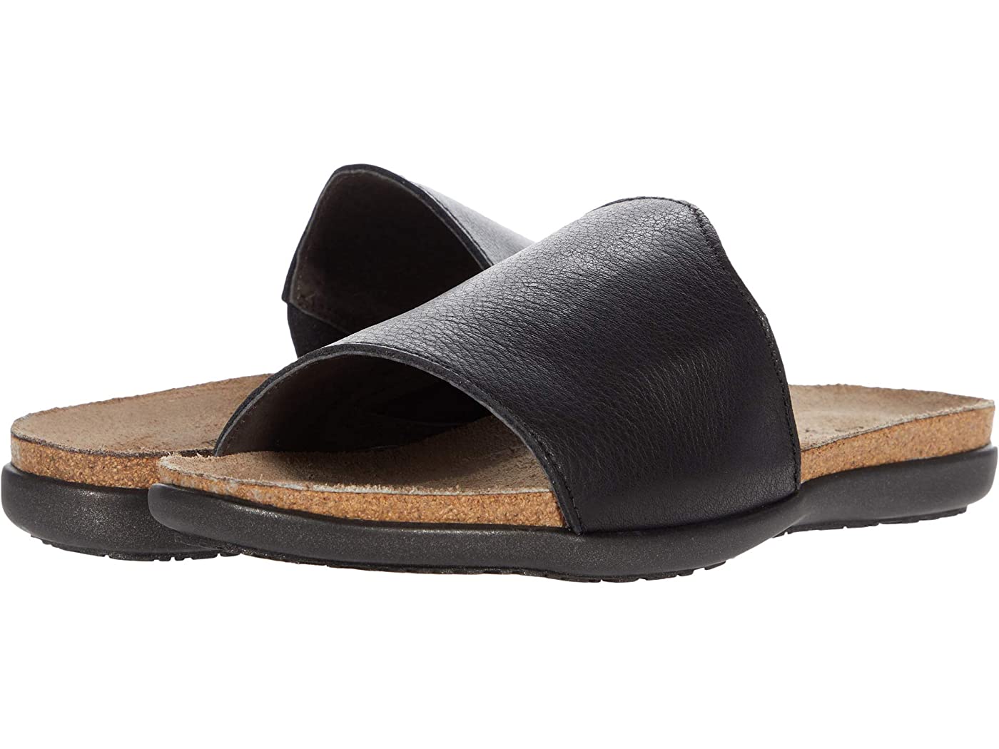 Skylar | Leather | Soft Black - Sandals - Naot