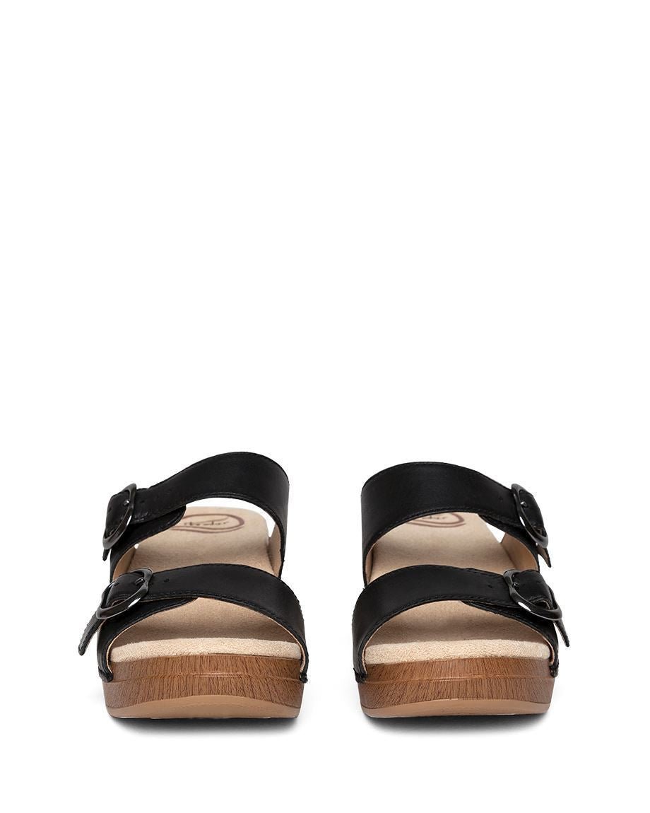 Sophie | Full Grain Leather | Black - Sandals - Dansko