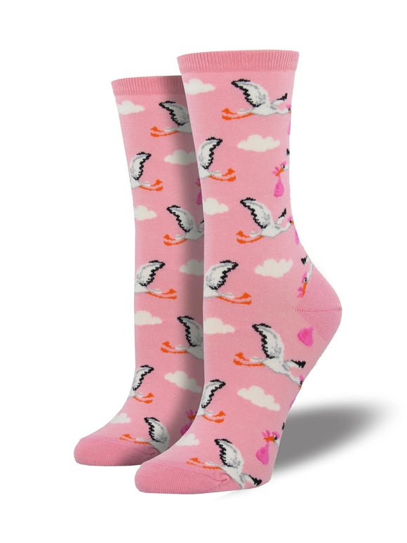 Special Delivery | Women | Pink - Socks - Socksmith