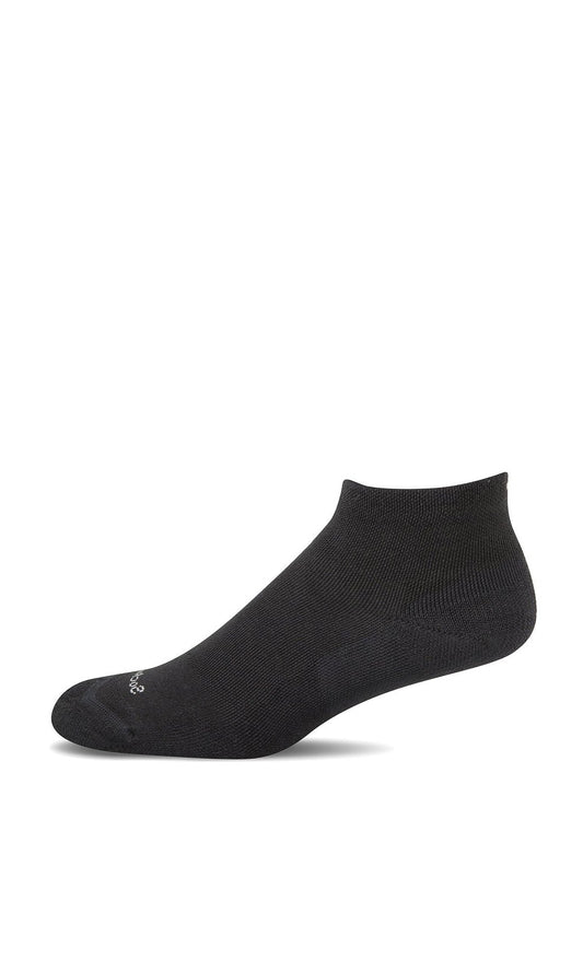 Sport Ease Bunion Relief | Women | Black Solid - Socks - Sockwell